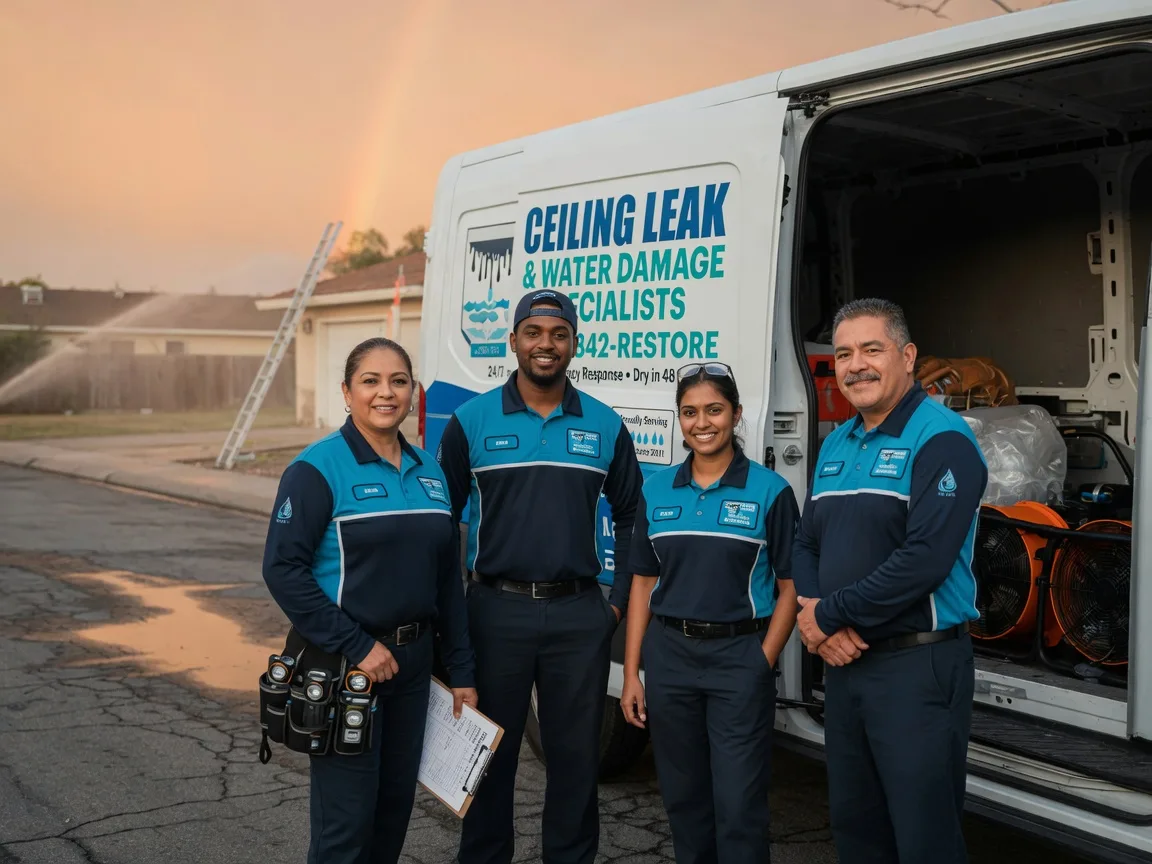 Ceiling Leak Cleanup company in Commercial Point, OH