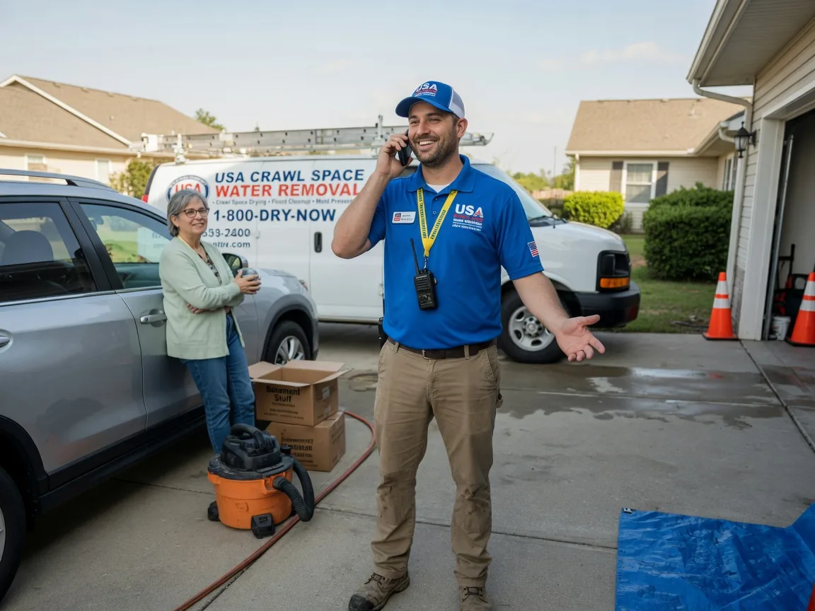 Crawl Space Water Removal Commercial Point, OH FAQs